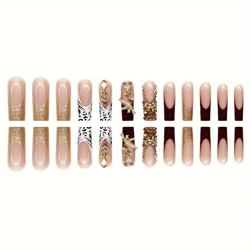 Luxury Themed Press-On Nail Art Kalsten