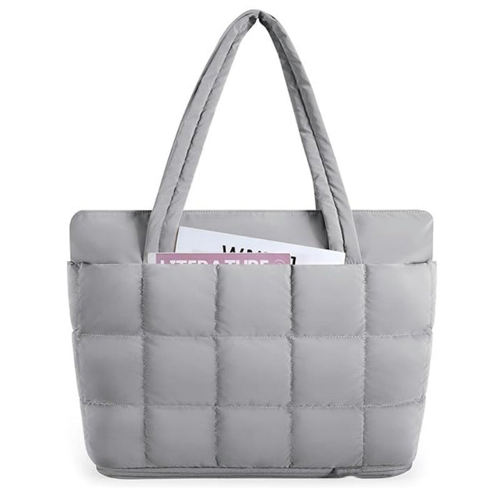 Quilted Oversized Tote Bag Kalsten