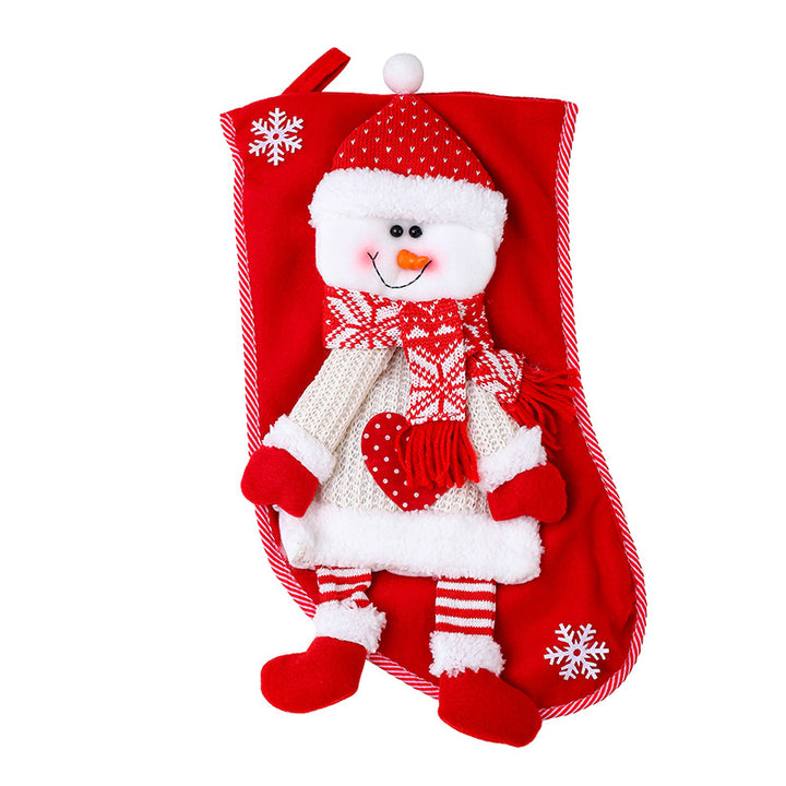Festive Snowman Christmas Stocking Kalsten