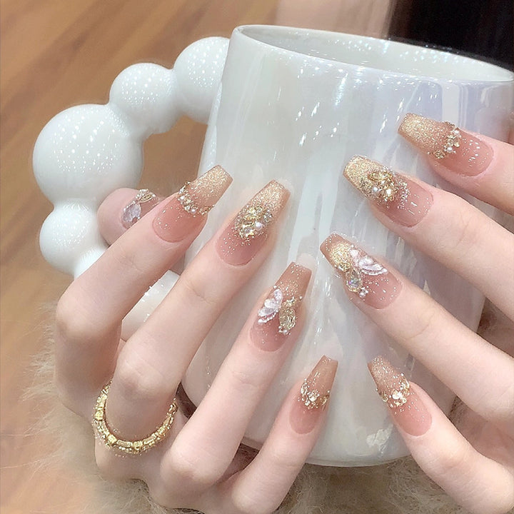 Luxury glitter design artificial nails Kalsten