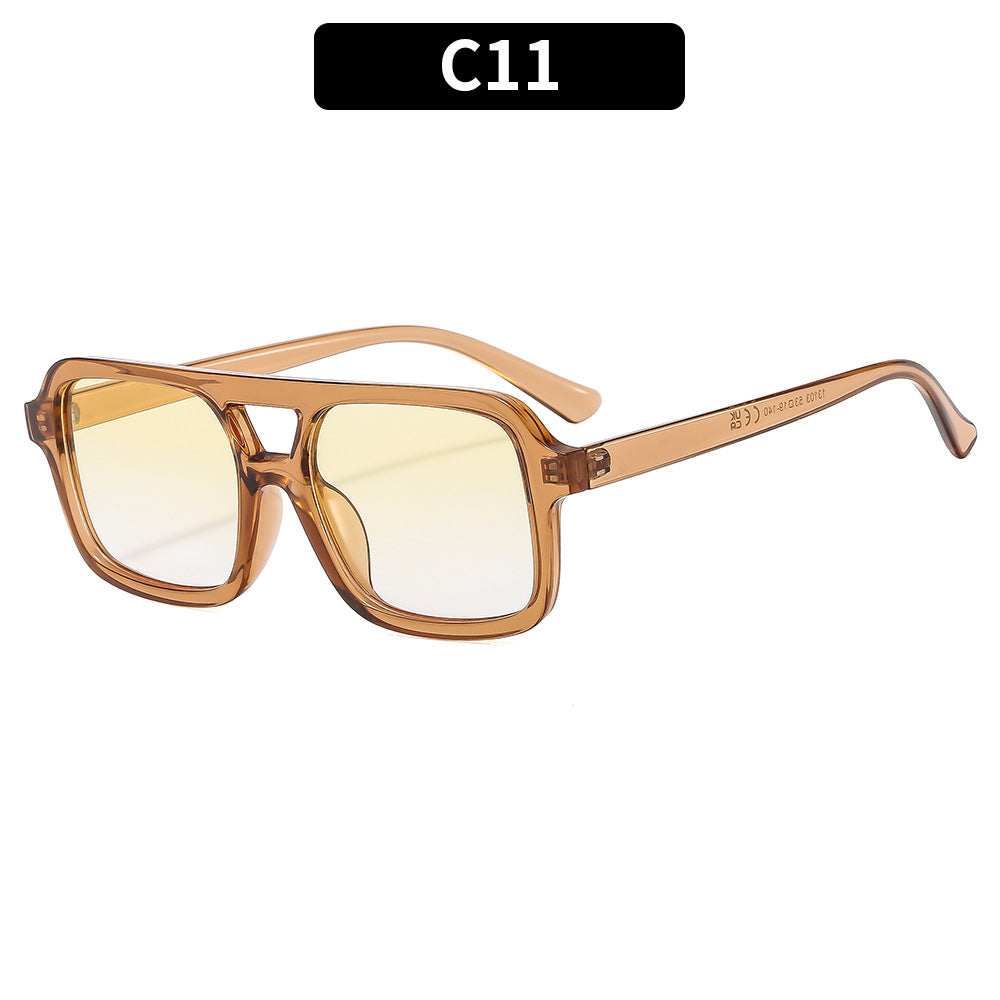Modern Retro-Inspired Square Sunglasses