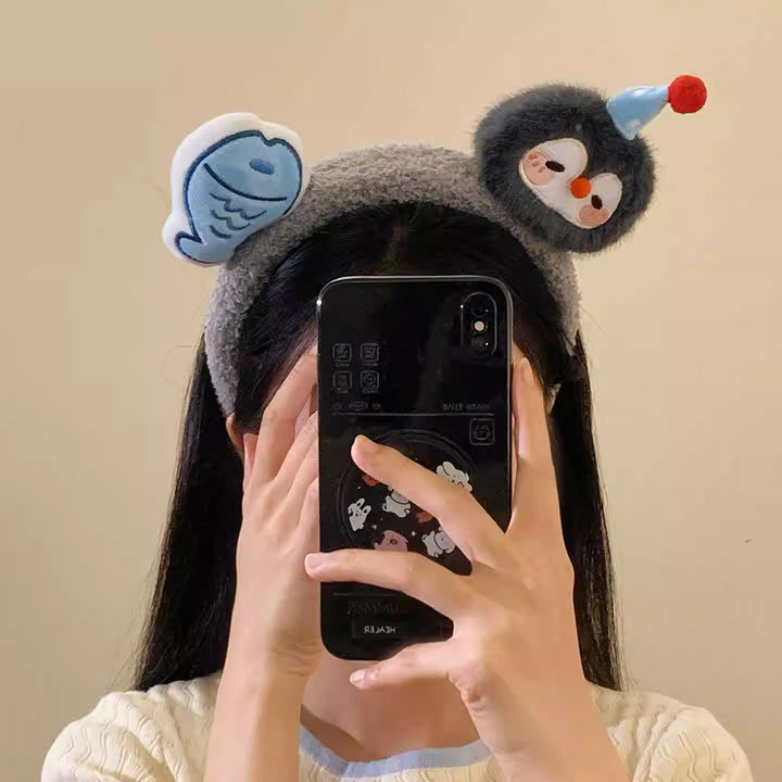 Plush Animal-Themed Hair Band Kalsten