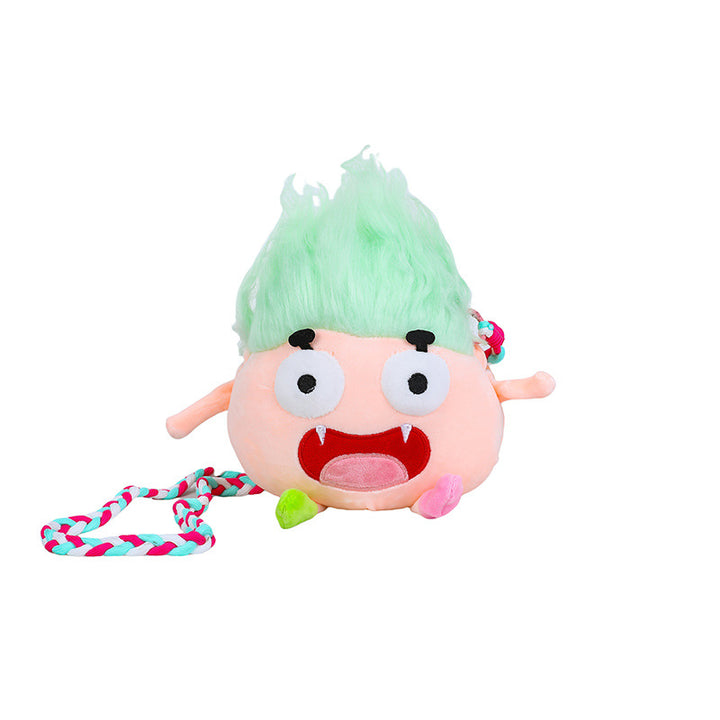 Plush Cartoon Monster Mini Backpack