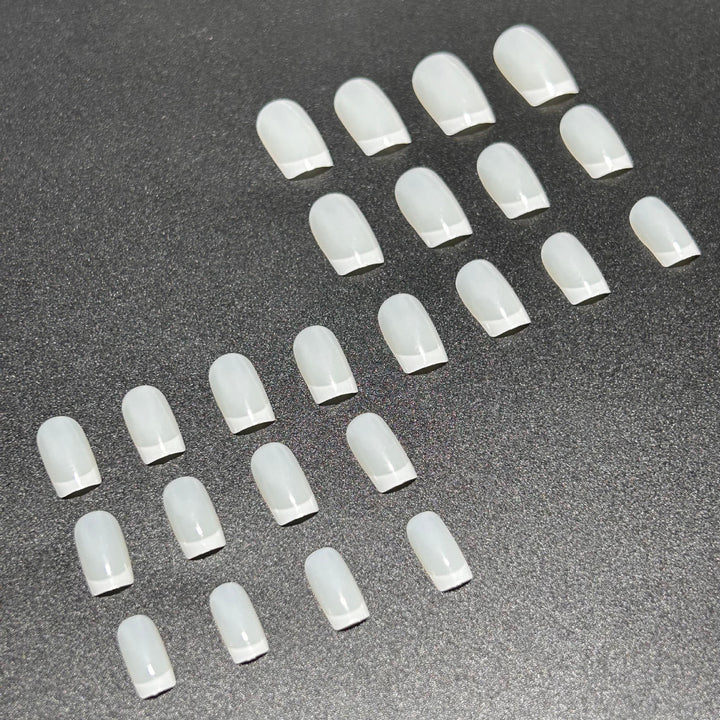 Elegant French Tip Press-On Nail Set Kalsten