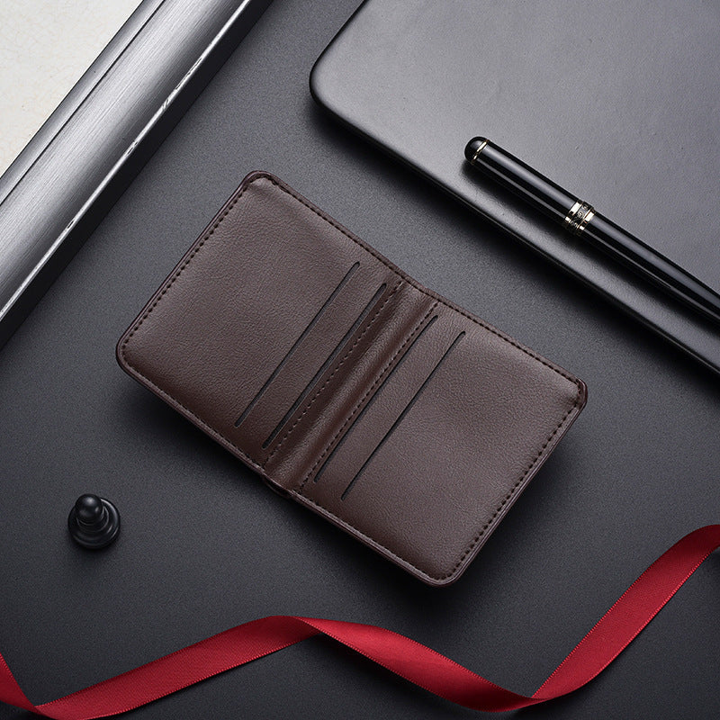 Slim Leather Bi-Fold Wallet Kalsten