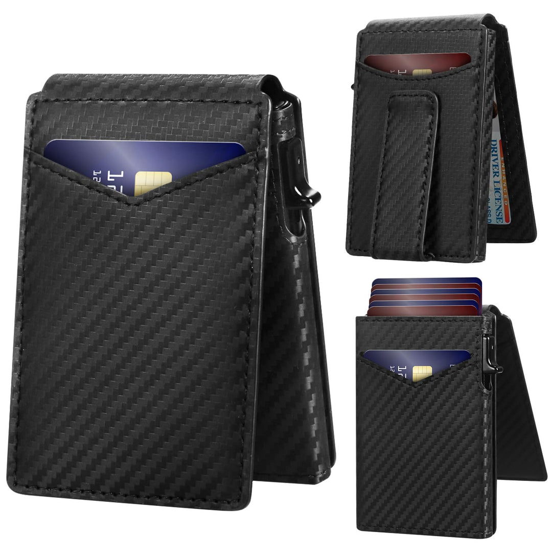 Minimalist RFID-Blocking Leather Card Wallet Kalsten