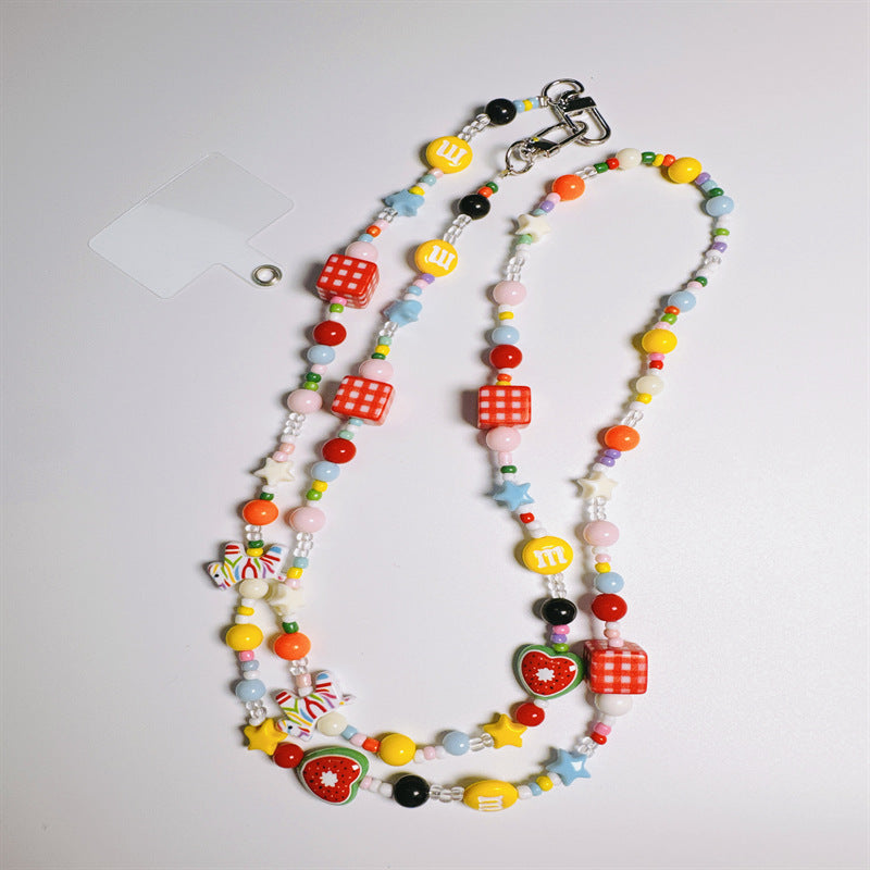 Fun-Themed Beaded Eyewear Chain Kalsten