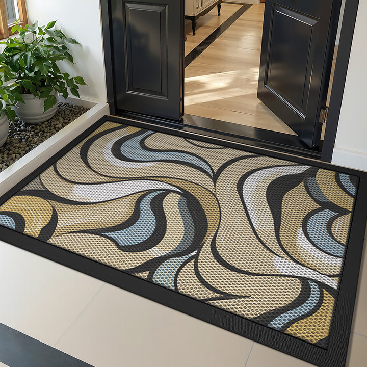 Decorative Geometric Entrance Mat Kalsten