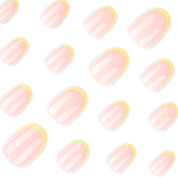 Elegant Nail Art in Modern French Tip Design Kalsten