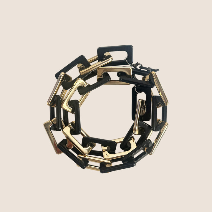 Bold Geometric Eyewear Chain Kalsten