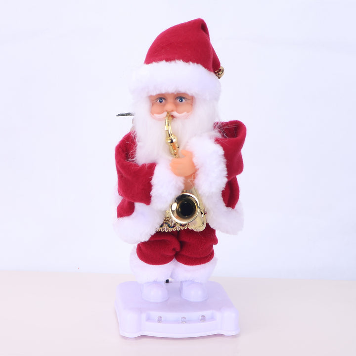 Decorative Santa Claus figure with candy
