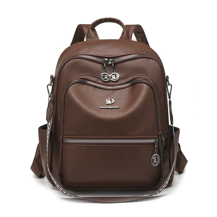 Multi-Functional Leather Backpack Kalsten