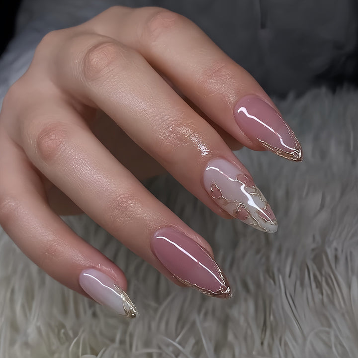 Artistic Stiletto Nail Art Extensions Kalsten