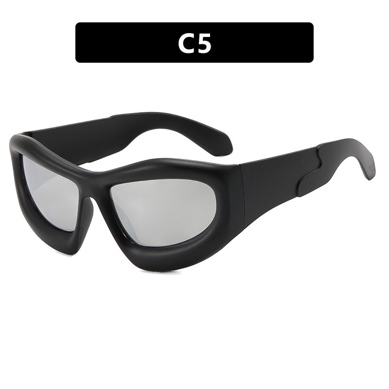 Women's Sporty Sunglasses with Futuristic Design Kalsten
