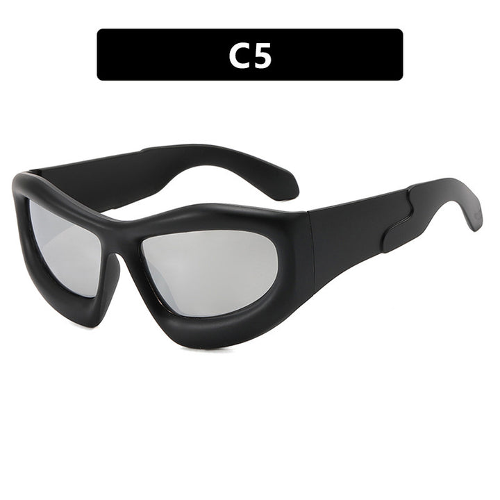 Women's Sporty Sunglasses with Futuristic Design Kalsten