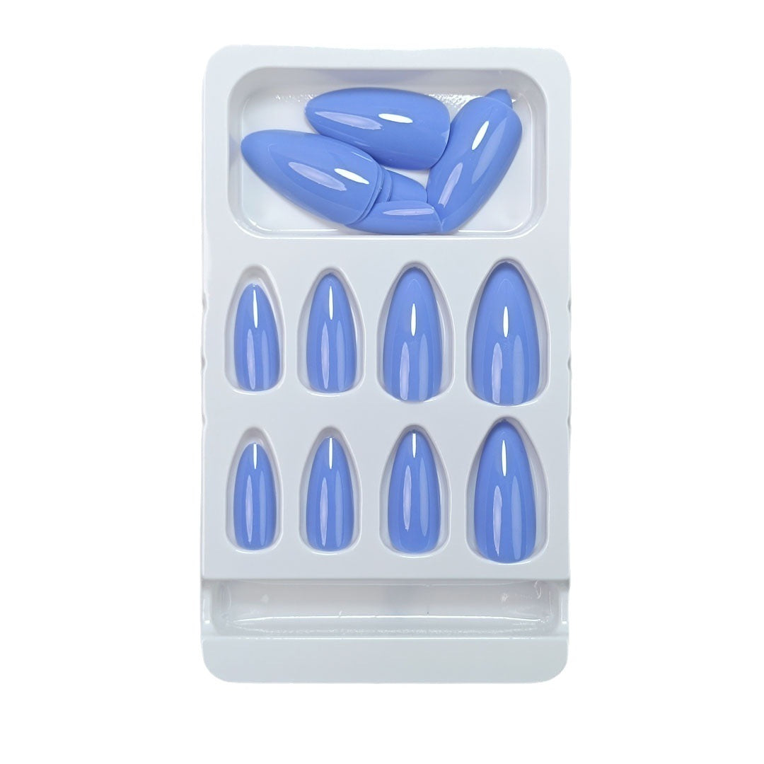 Premium Glossy Almond-Shaped Press-On Nails Kalsten