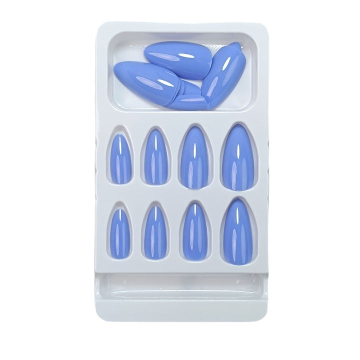Premium Glossy Almond-Shaped Press-On Nails Kalsten