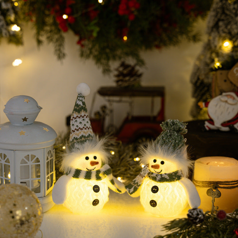 Illuminated Snowman Figure Kalsten