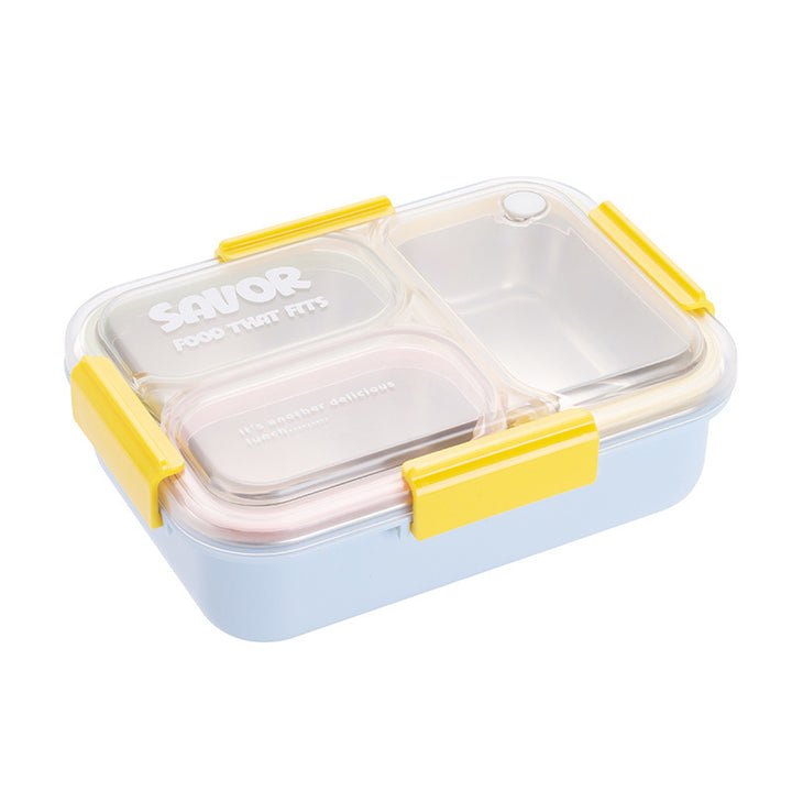 Dual-Compartment Food Storage Container