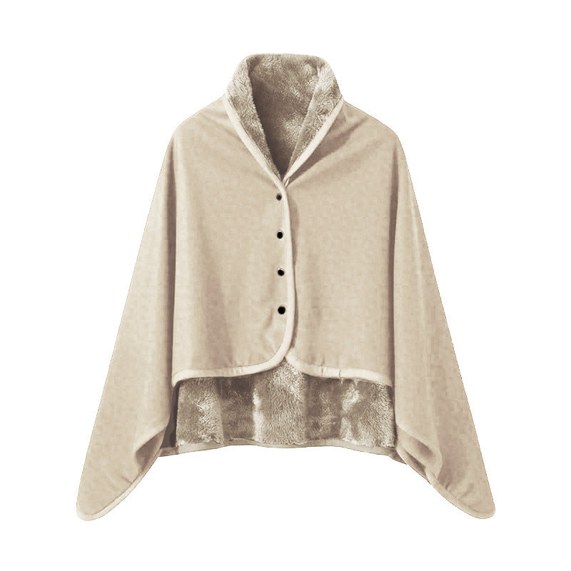 Ladies Elegant Snuggle Blanket with Collar Kalsten