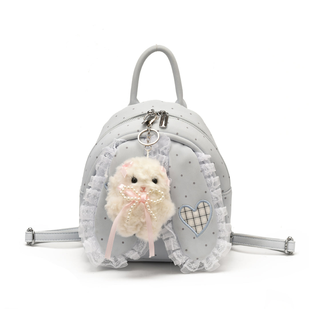 Cute backpack with detailed bunny ears applique Kalsten