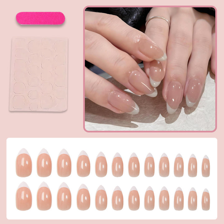 Artificial Nail Set with Natural Acrylic Tips Kalsten