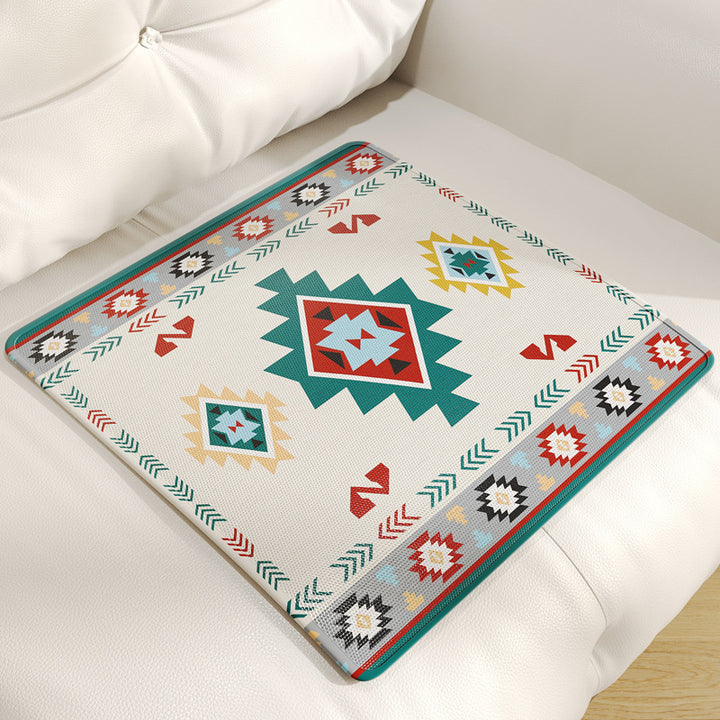 Decorative Geometric Floor Mat Kalsten
