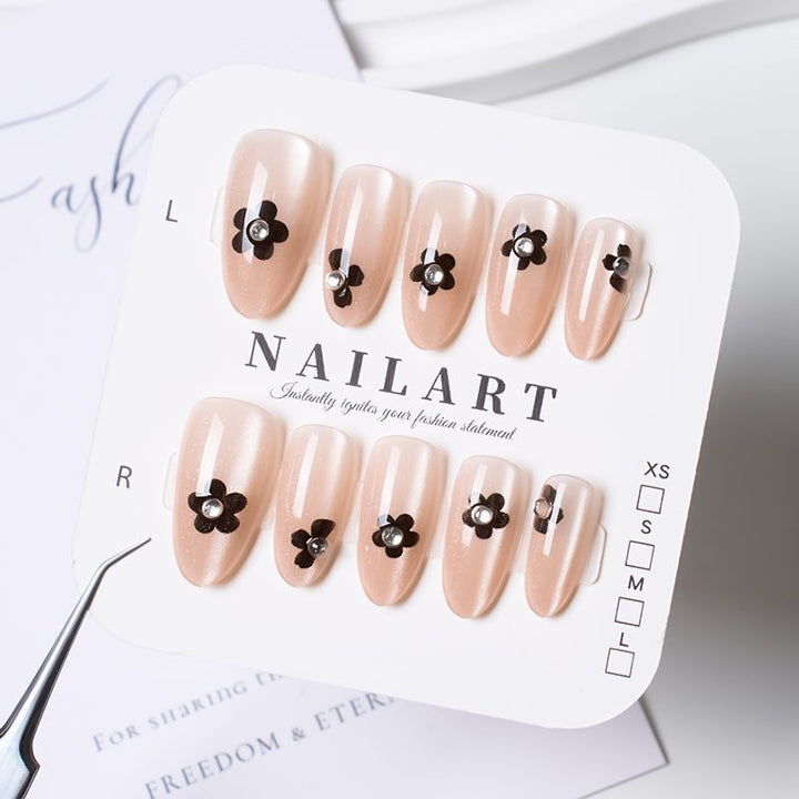 Floral Art Press-On Nails Kalsten