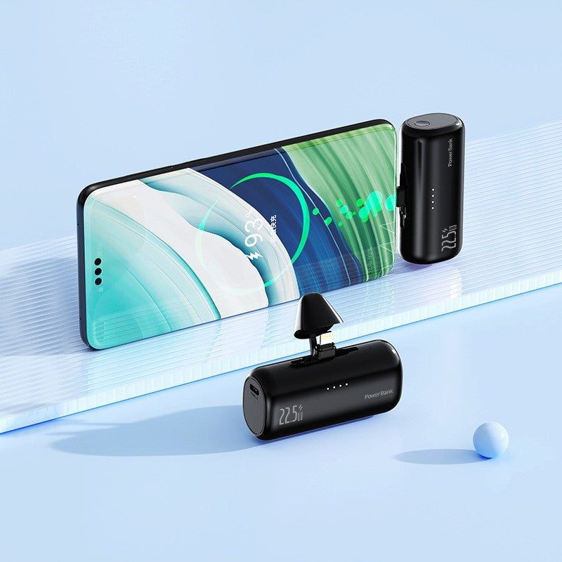 Portable power bank with integrated Lightning connector and fast charging function Kalsten
