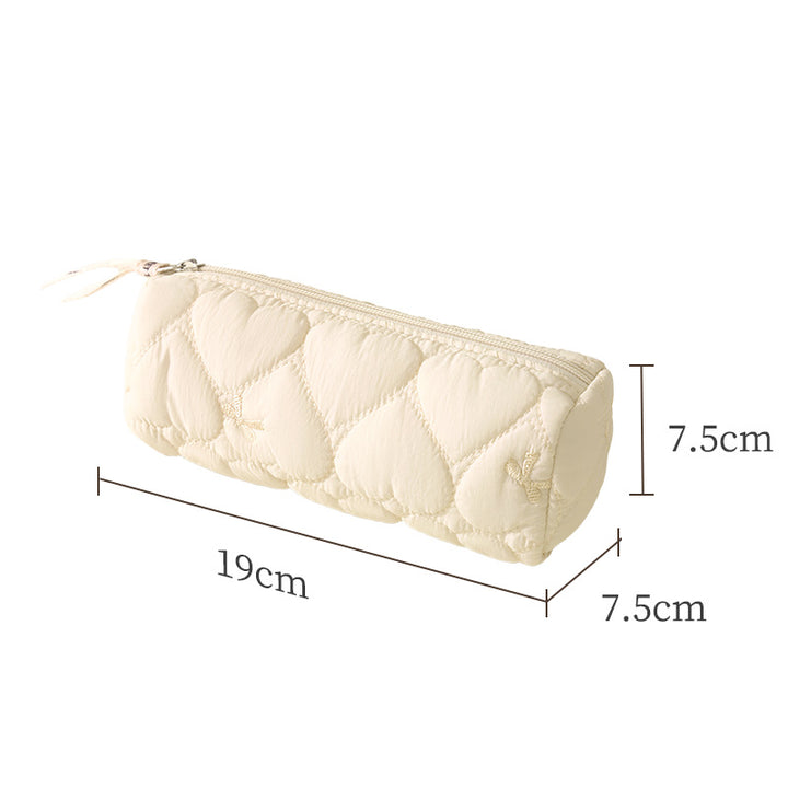 Quilted Makeup Brush Pouch Kalsten
