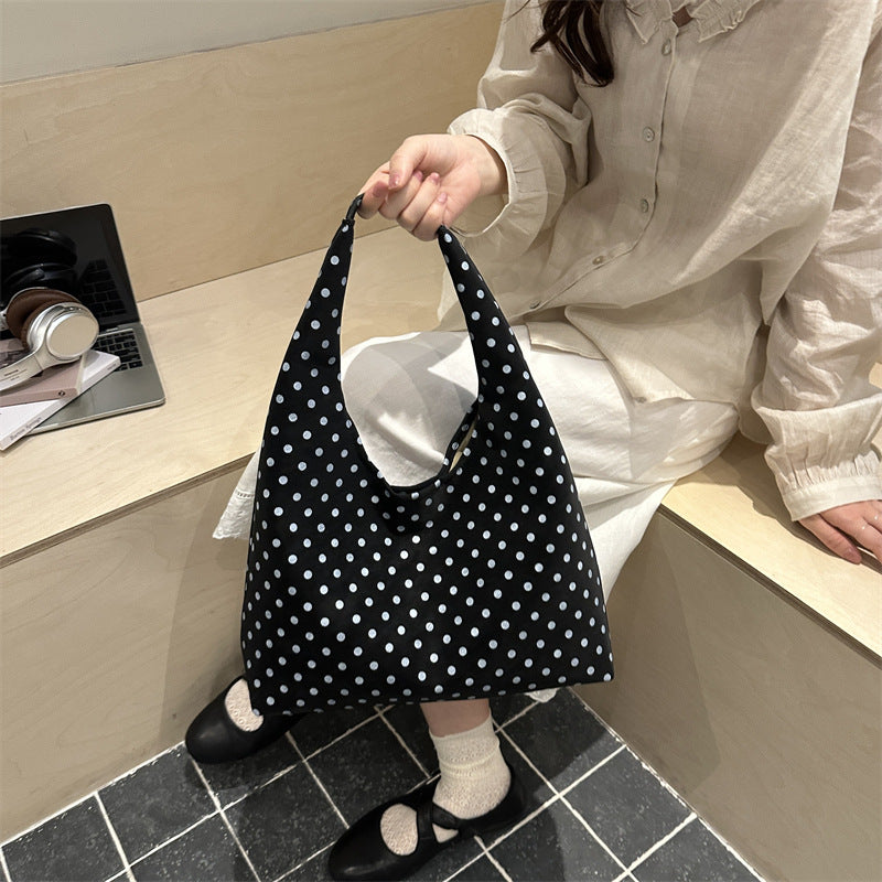 Polka Dot Hobo Bag