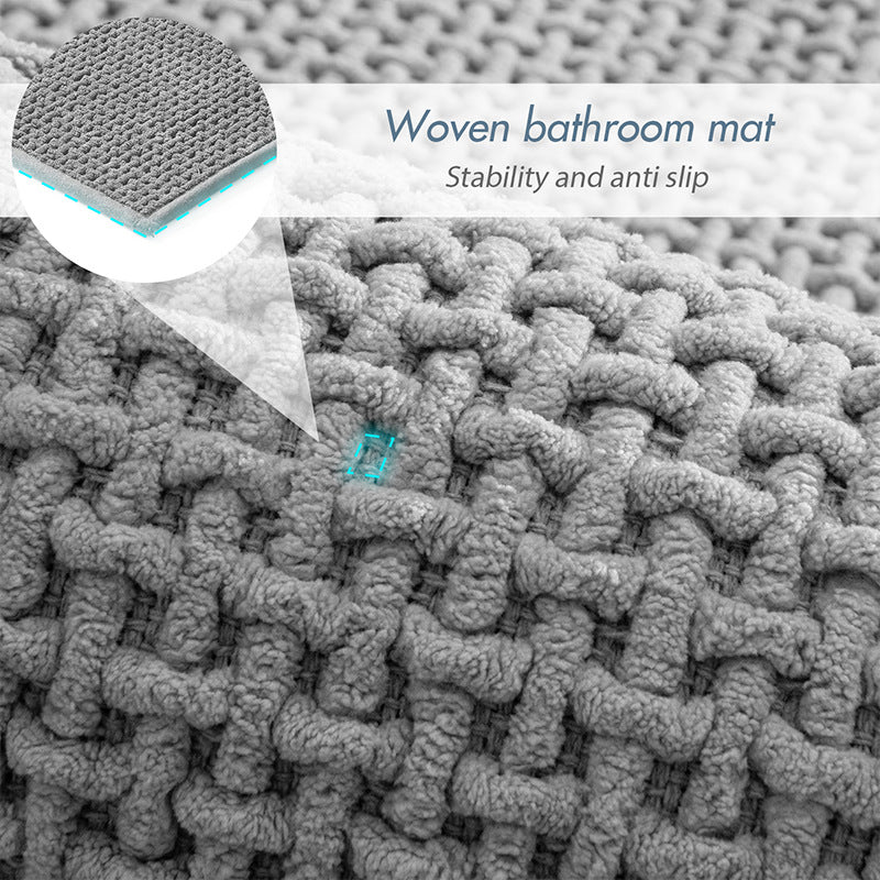 Soft and Absorbent Bathroom Runner Mat