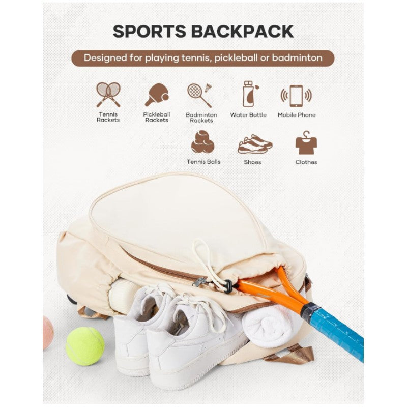 Sporty Tennis Backpack Kalsten