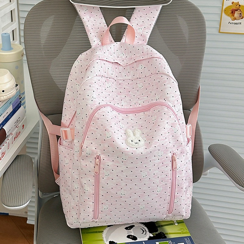 Cute Bunny-Themed School Backpack Kalsten