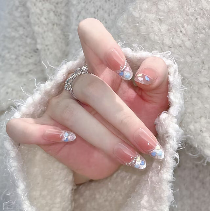 Artistic Floral-Embellished Press-On Nail Art Kalsten