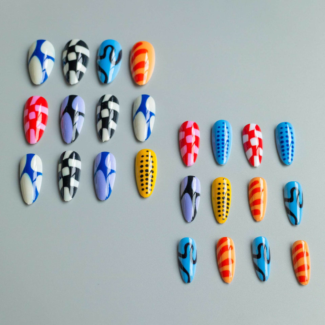 Creative Geometric Nail Art Kit