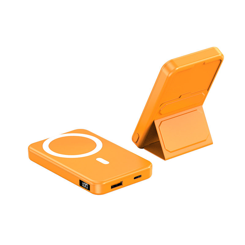 Portable power bank with integrated stand and LCD display Kalsten