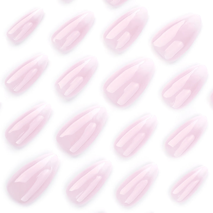 Elegant artificial nails with gentle ombre effect Kalsten