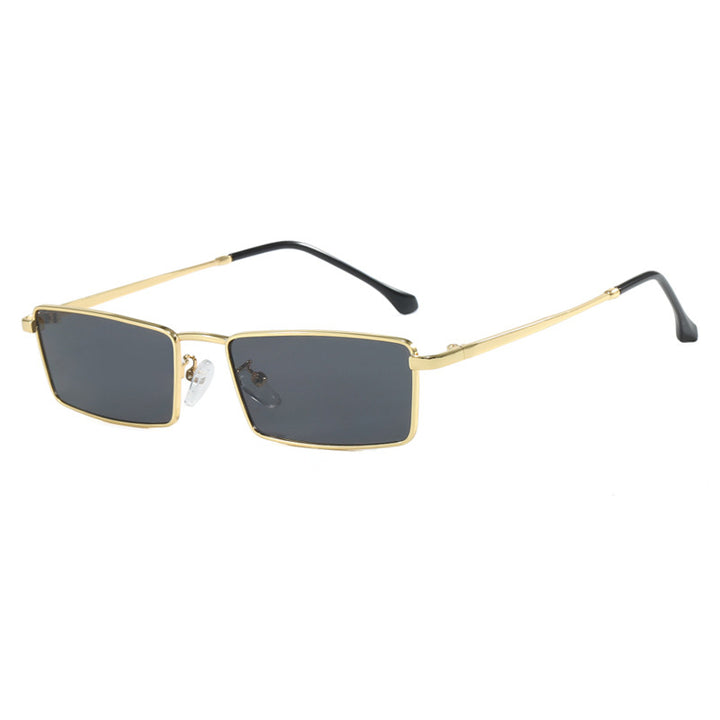 Women square sunglasses with metallic frame and comfortable nose pad Kalsten