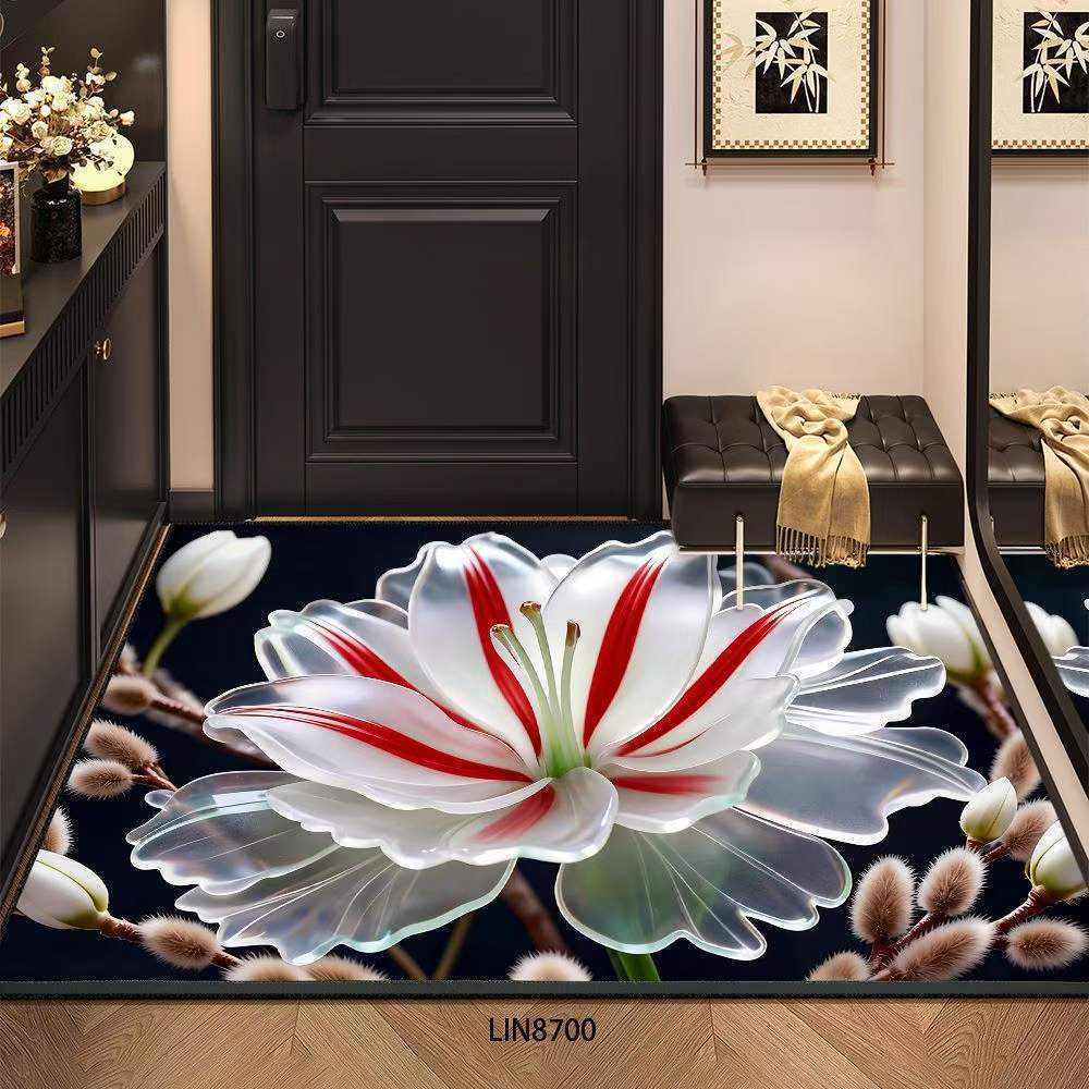 Floral Design Area Rug Kalsten