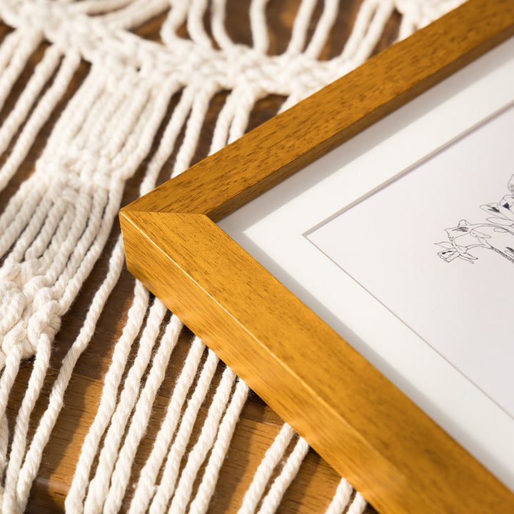 Natural Wood Decorative Picture Frame for Home