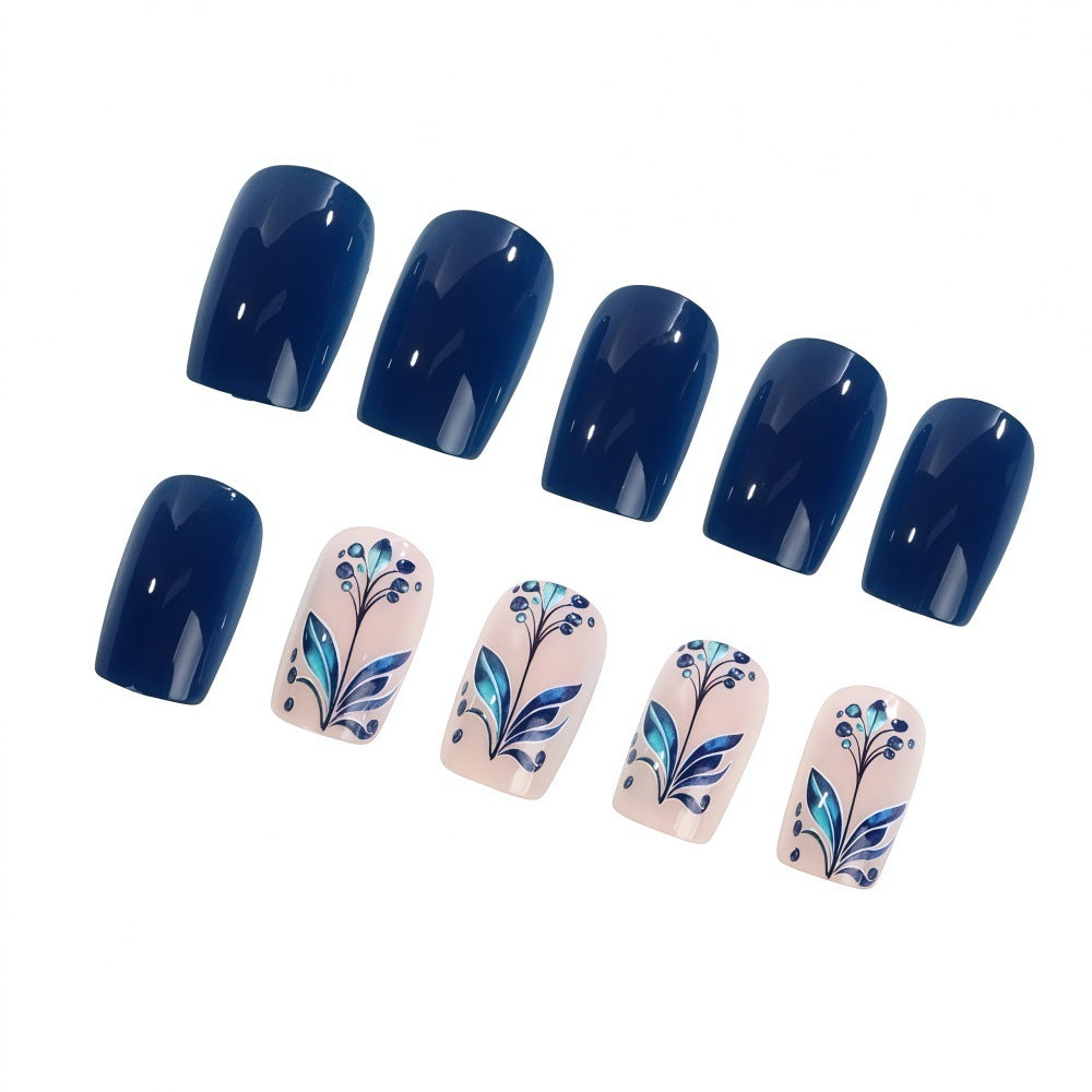 Artificial nails with floral details Kalsten