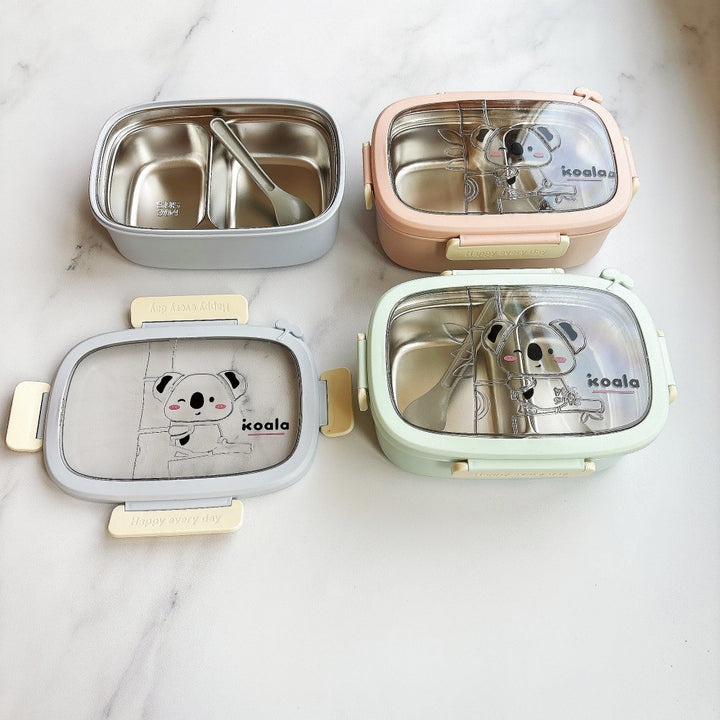 Cute Koala Design Stainless Steel Lunch Container