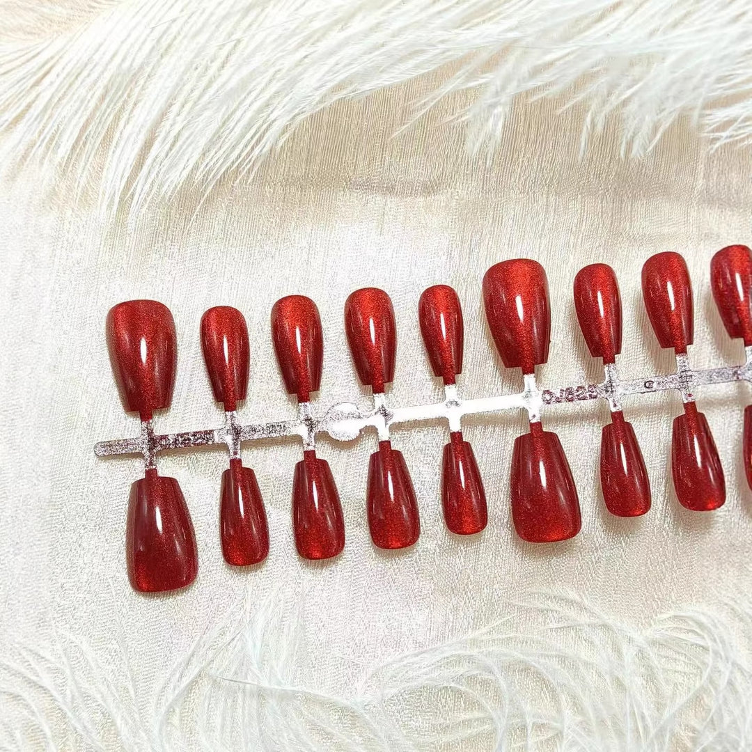 Artificial nails with shimmering effect Kalsten