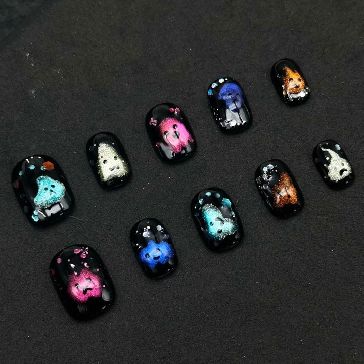Cute Character Press-On Nail Art Set Kalsten