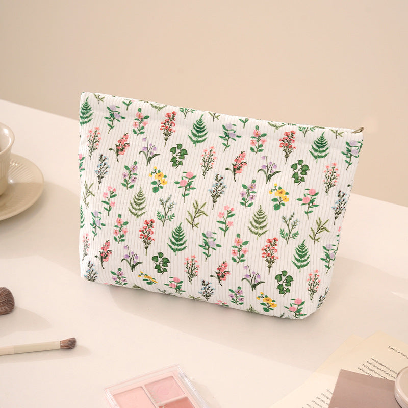Playful Bow-Patterned Makeup Pouch Kalsten