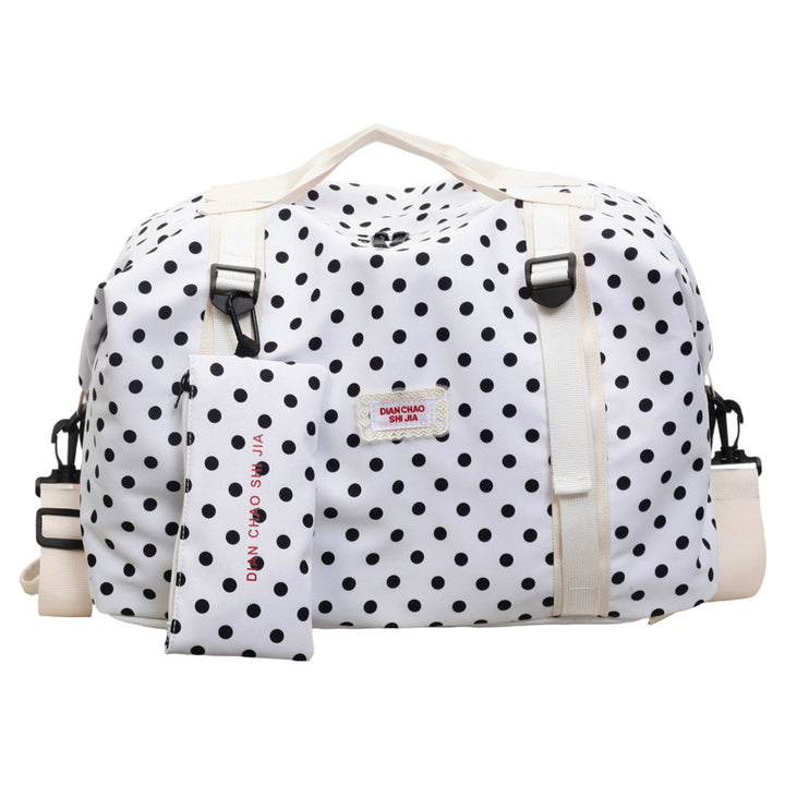 Versatile Polka Dot Travel Duffel Bag Kalsten