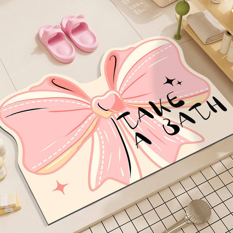 Cartoon-Themed Bath Area Rug