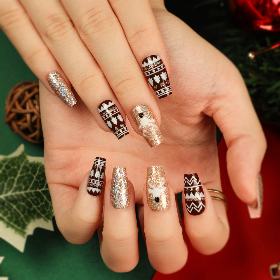 Christmas Nail Art Kalsten