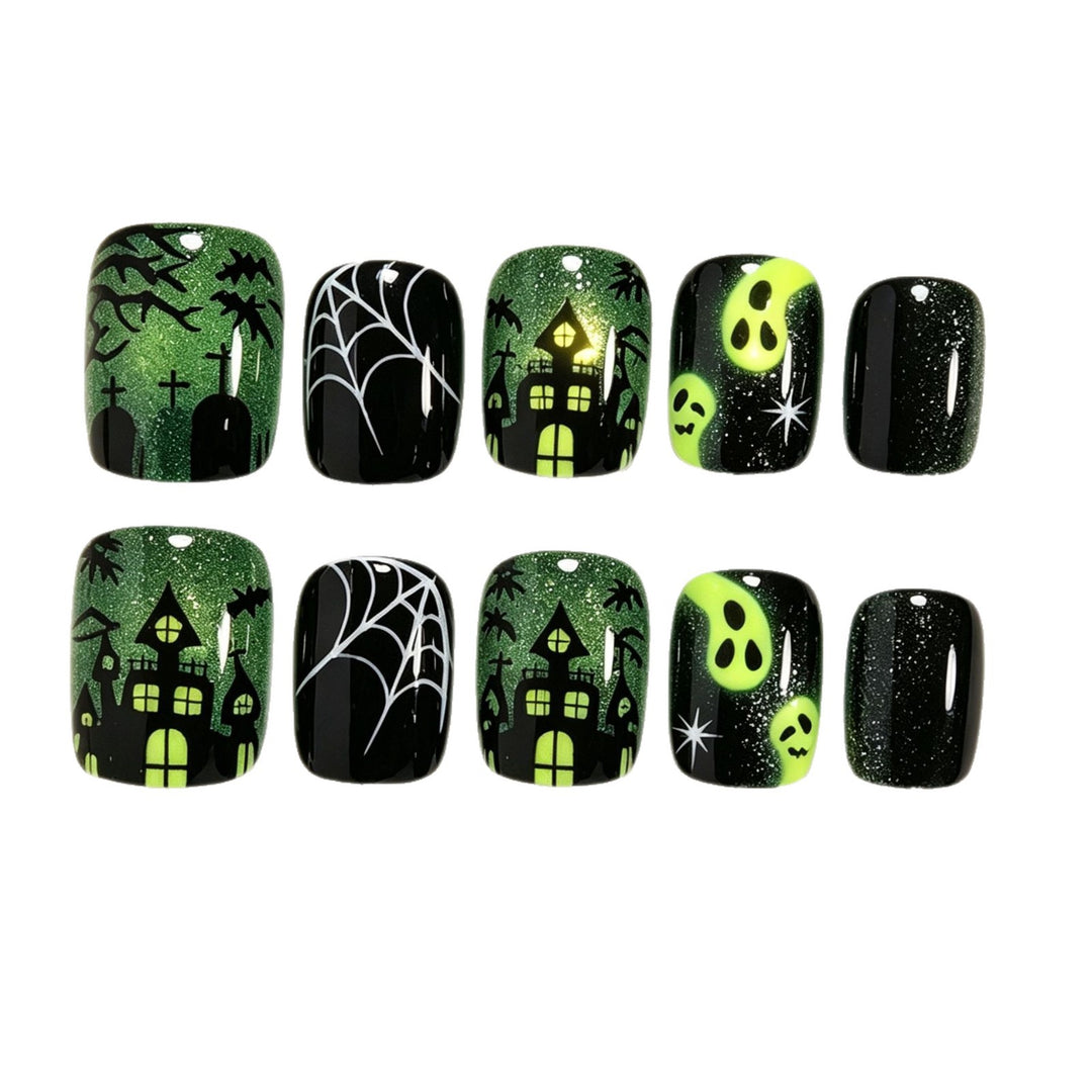Halloween-Inspired Press-On Nail Art Set Kalsten